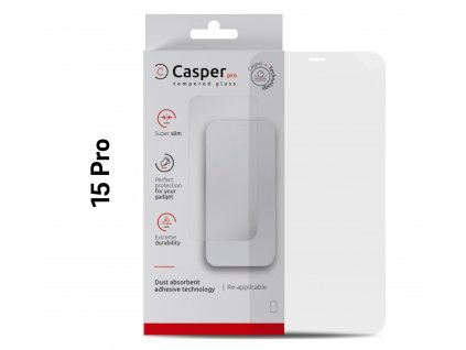 Tvrzené sklo CASPER Pro pro iPhone 15 Pro