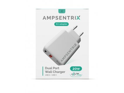 Ampsentrix USB-A/C nabíjecí adaptér 20W