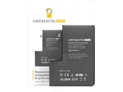 Ampsentrix PRO baterie 3687 mAh pro iPhone 12 Pro Max