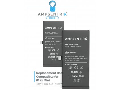Ampsentrix BASIC baterie 2227 mAh pro iPhone 12 Mini