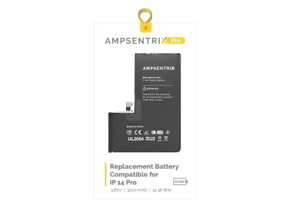 Ampsentrix PRO baterie 3200 mAh pro iPhone 14 Pro