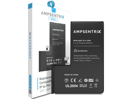 Ampsentrix BASIC baterie 3200 mAh pro iPhone 14 Pro