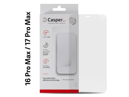 Tvrzené sklo CASPER Pro | iPhone 16 Pro Max / iPhone 17 Pro Max