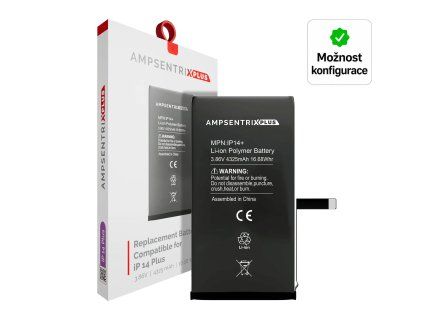 Ampsentrix Plus konfigurovatelná baterie 4325 mAh pro iPhone 14 Plus