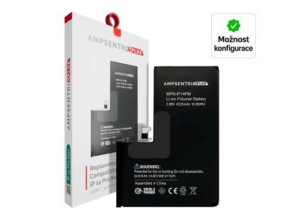 Ampsentrix Plus konfigurovatelná baterie 4323 mAh pro iPhone 14 Pro Max