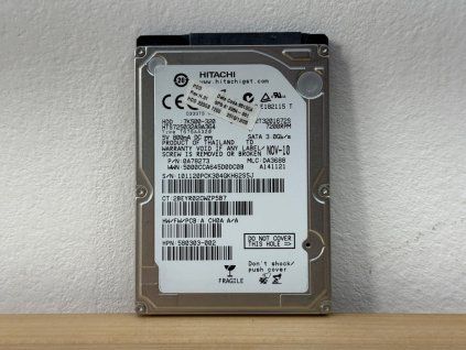 Hitachi HTS725032A9A364 2.5" 320 GB front