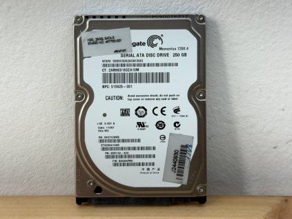 Seagate Momentus ST9250410AS 2.5" 250 GB front