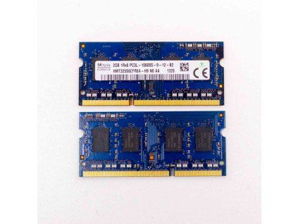 25077 2x 2 gb so dimm ram hmt325s6cfr8a h9
