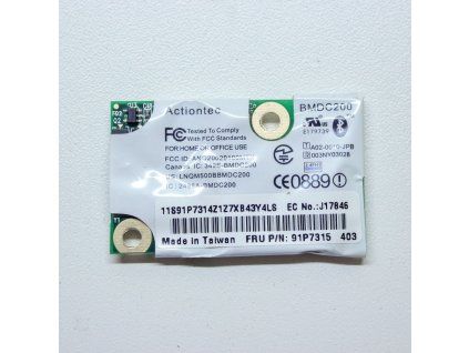 08966 bluetooth a 56k modemova karta ibm actiontec bmdc200