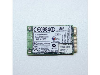 12869 broadcom bcm94321mc bezdratova sitova karta