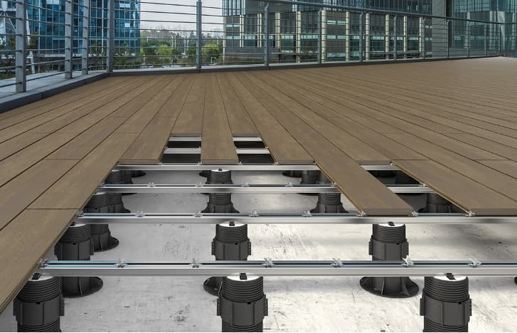 Terasa postavená elegantně, díky hliníkovým nosníkům