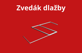 Ocelový zvedák dlažby