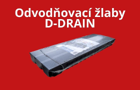 Nové žlaby D-Drain