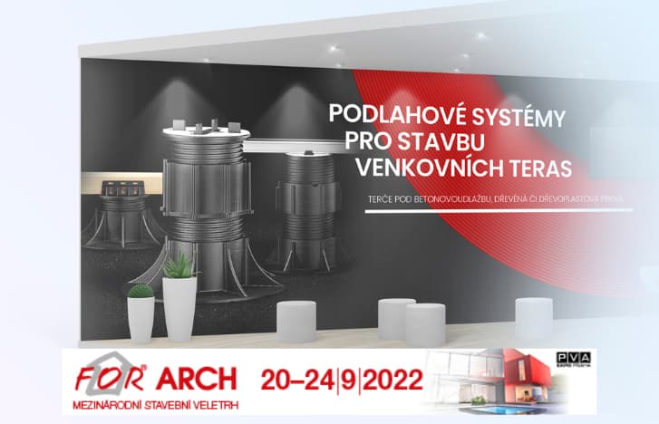 Přijďte na veletrh FOR ARCH 2022, představíme nejnovější trendy