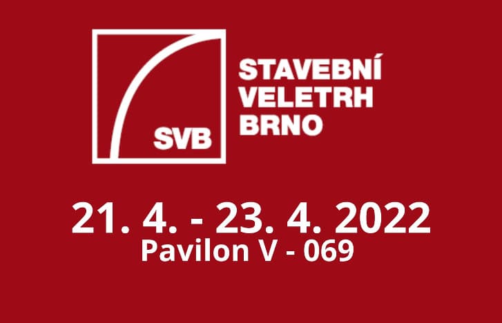 Vystavujeme na Stavebním veletrhu v Brně, rádi Vás uvidíme