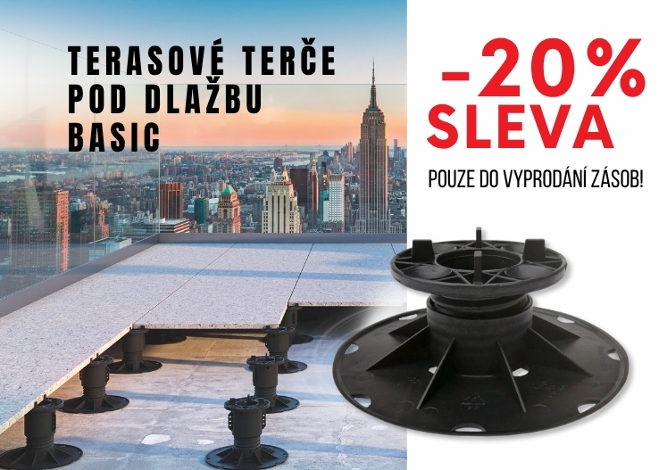 Sleva 20 % na vybrané terče basic pod dlažbu