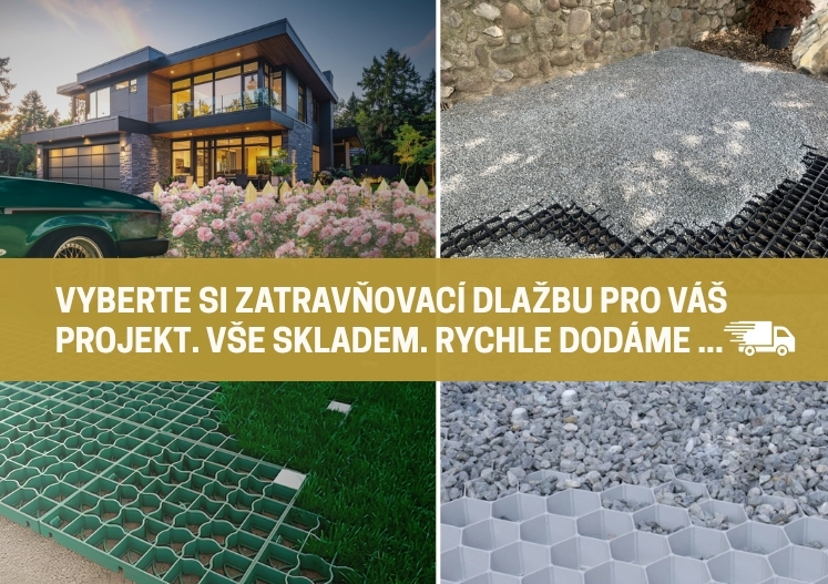 Vyberte si zatravňovací dlažbu pro svůj projekt
