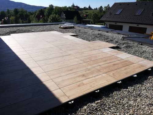 Realizace střešní terasy na našich terčích NEW MAXI.