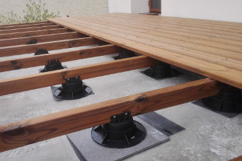 Terče pod dřevo NEW MAXI Wood pro vaši terasu.