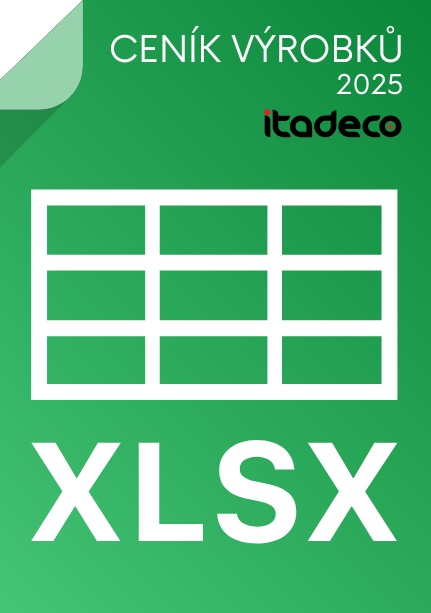 Ceník v excelu 2025 Itadeco s.r.o.