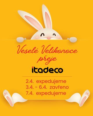 Vážení obchodní partneři, přejeme Vám veselé Velikonoce 🐰 a příjemně strávené sváteční dny. Rádi bychom Vás upozornili na...