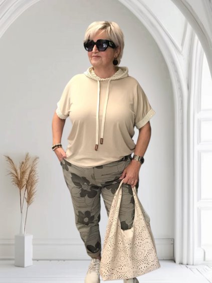 Dámské tričko s kapucí Sofia XL až XXL