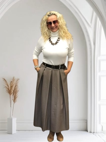 Dámská koženková sukně Mila