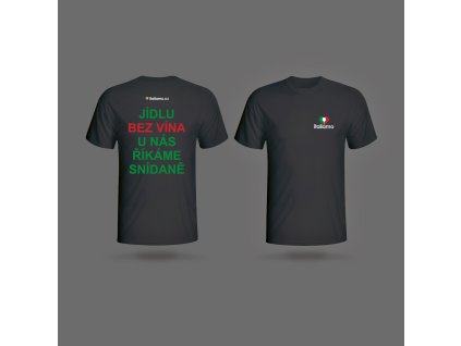 Triko italiamo verze A černá