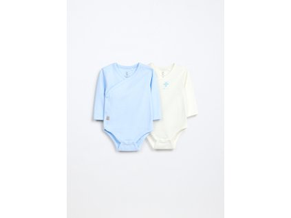 Pack 2 body in interlock di puro cotone (Velikost 0-0)