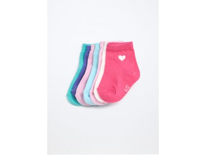Pack7 calze corte misto cotone neonato (Velikost 6-12)