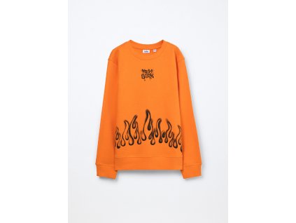 Felpa a girocollo in puro cotone ragazzo (Velikost 9-10)