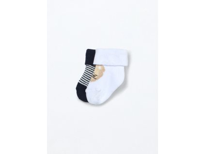 Pack 2 calze in spugna misto cotone (Velikost 0-3)