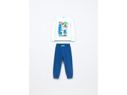 Jogging set in french terry di puro cotone bambino (Velikost 3-4)