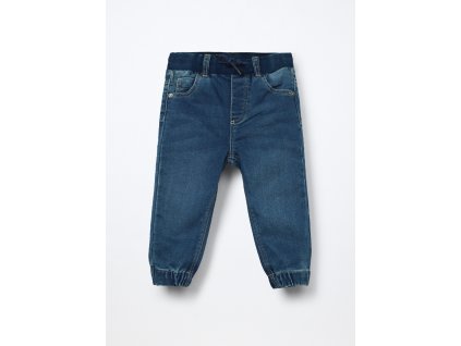 Jogger in denim misto cotone neonato (Velikost 9-12)