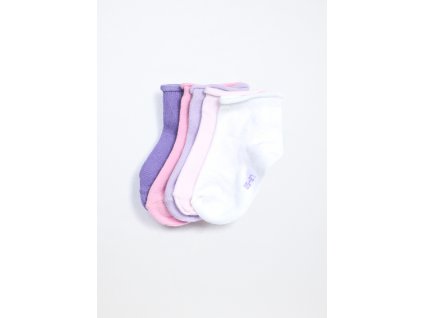 Pack 5 calze corte misto cotone bambina (Velikost 2-4)
