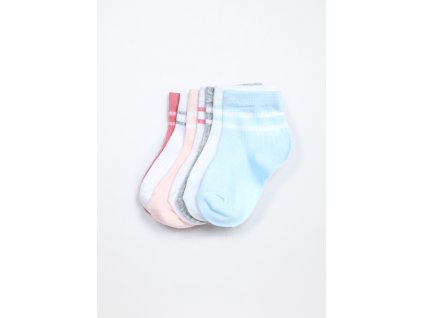 Pack 7 calze corte misto cotone bambina (Velikost 2-4)