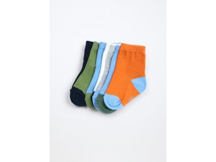 Pack7 calze corte misto cotone neonato (Velikost 6-12)