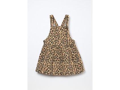 Vestito salopette in twill di puro cotone neonata (Velikost 9-12 měsíců (74 cm), Barva Béžová)