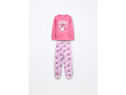 Set pigiama lungo in interlock di puro cotone bambina (Velikost 4-5 let (110 cm), Barva Bílá)