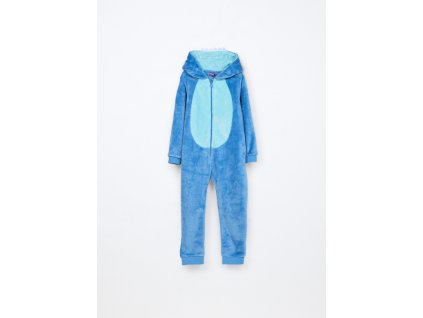 Pigiama intero in coral fleece bambina (Velikost 4-5 let (110 cm), Barva Azurová)