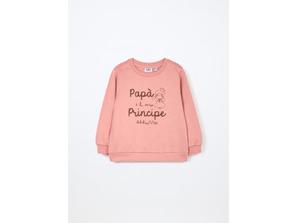 Felpa in puro cotone neonata (Velikost 9-12 měsíců (74 cm), Barva Růžová)