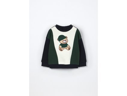 Felpa in puro cotone neonato (Velikost 12-18 měsíců (80 cm), Barva Modrá)