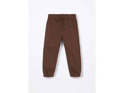 Joggers in puro cotone fleece neonato (Velikost 9-12 měsíců (74 cm), Barva Hnědá)