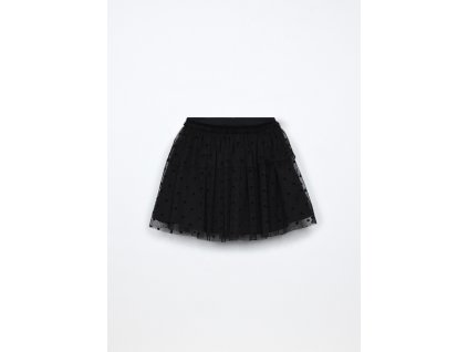 Gonna in tulle bambina (Velikost 3-4 let (104 cm), Barva Černá)