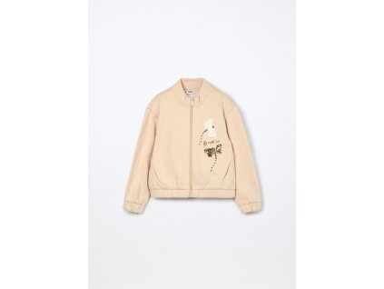 Felpa misto cotone bambina (Velikost 3-4 let (104 cm), Barva Béžová)