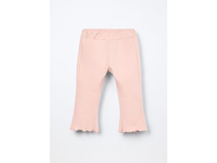 Leggings flare fit in felpa di cotone stretch neonata (Velikost 9-12 měsíců (74 cm), Barva Růžová)