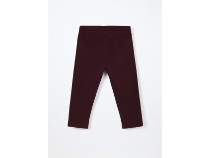 Leggings in cotone fleece stretch neonata (Velikost 9-12 měsíců (74 cm), Barva Fialová)