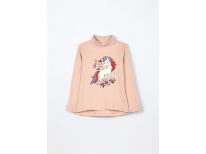 Lupetto in interlock di puro cotone bambina (Velikost 3-4 let (104 cm), Barva Růžová)