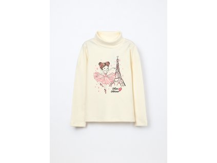 Lupetto in interlock di puro cotone bambina (Velikost 3-4 let (104 cm), Barva Bílá)