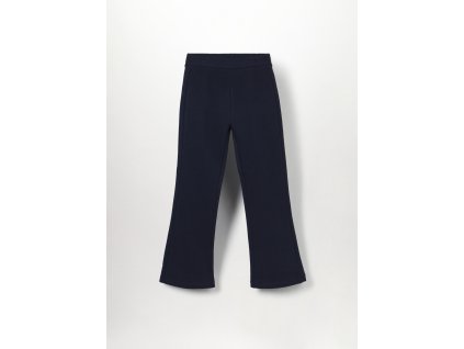 Leggings flare fit in cotone fleece stretch bambina (Velikost 3-4 let (104 cm), Barva Šedá)